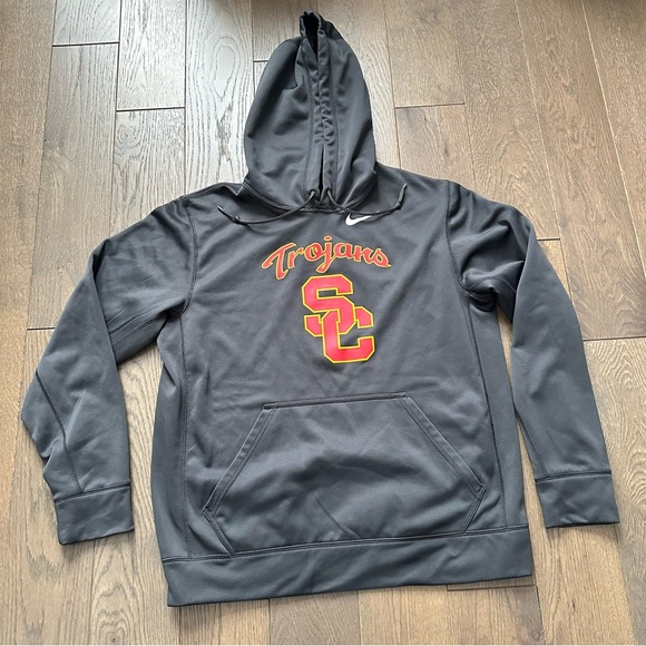 Nike Men's Black Trojans Hoodie - Picture 1 of 6